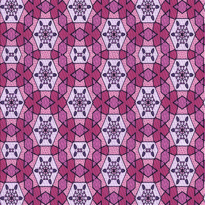 Patterned Dark Magenta Purple Rug, pat2498pur