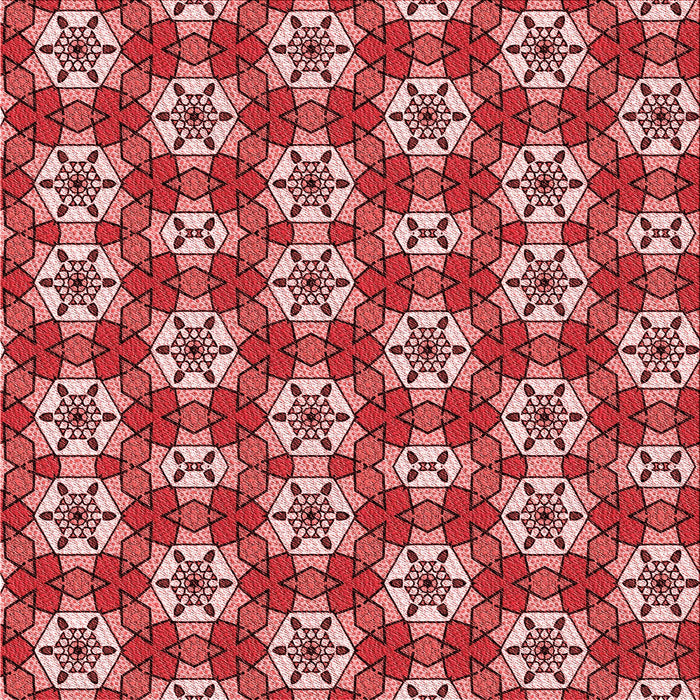 Round Patterned Light Coral Pink Rug, pat2498rd