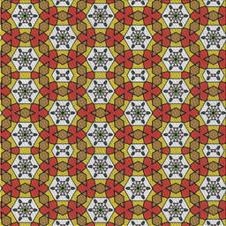 Sideview of Machine Washable Transitional Vermilion Red Rug, wshpat2498