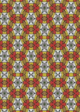 Machine Washable Transitional Vermilion Red Rug, wshpat2498