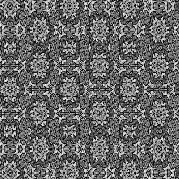 Machine Washable Transitional Dark Gray Rug, wshpat2499gry
