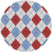 Sideview of Patterned Pale Blue Novelty Rug, pat249