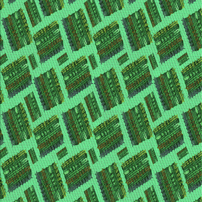 Machine Washable Transitional Deep Emerald Green Rug, wshpat25grn