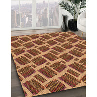 Patterned Orange Rug, pat25org