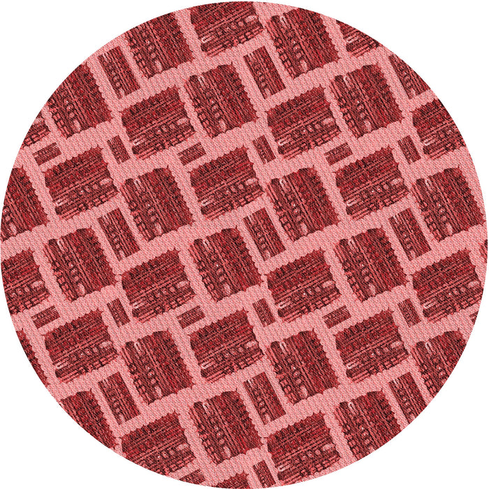 Square Machine Washable Transitional Red Rug in a Living Room, wshpat25rd