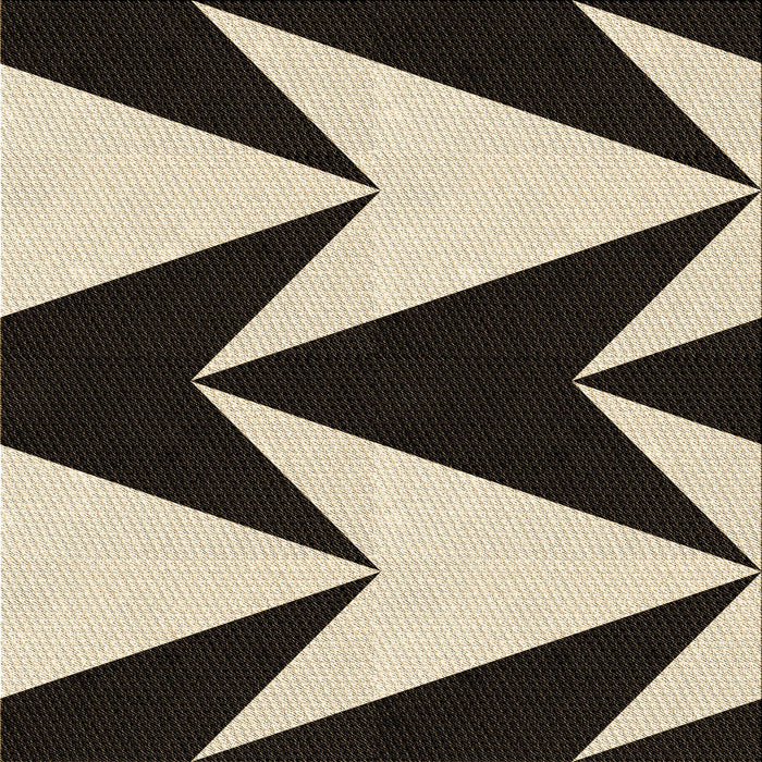 Round Patterned Midnight Gray Rug, pat250brn