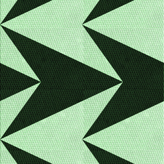 Machine Washable Transitional Light Green Rug, wshpat250grn