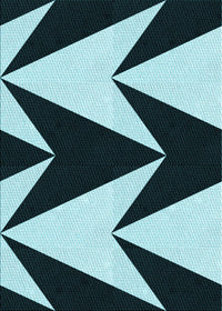 Machine Washable Transitional Deep Teal Green Rug, wshpat250lblu