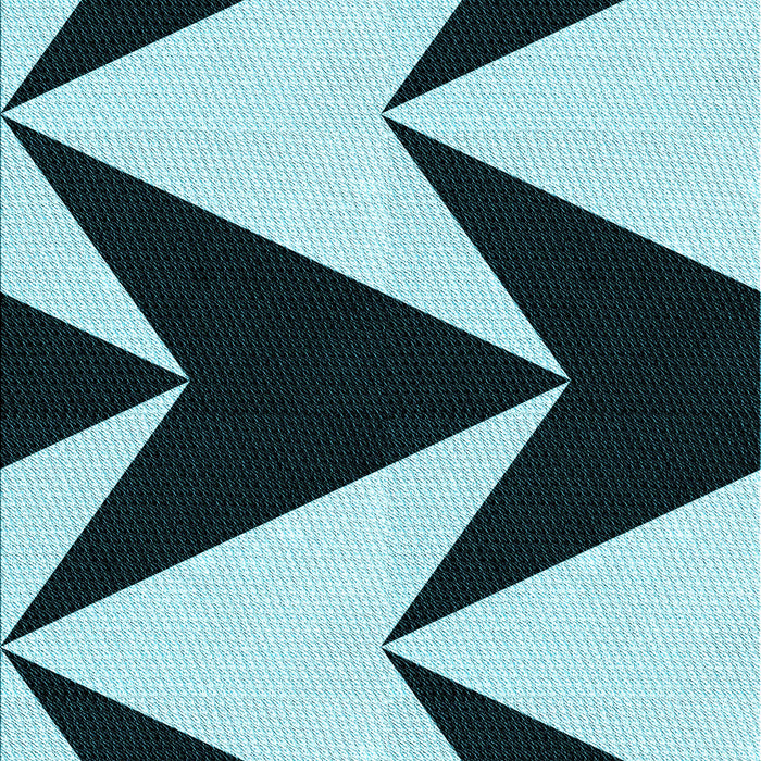 Patterned Deep Teal Green Rug, pat250lblu