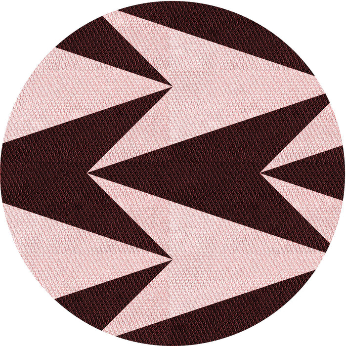 Square Patterned Baby Pink Rug, pat250rd