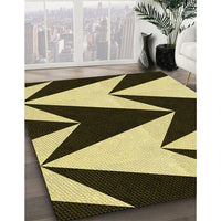 Patterned Midnight Gray Rug, pat250yw