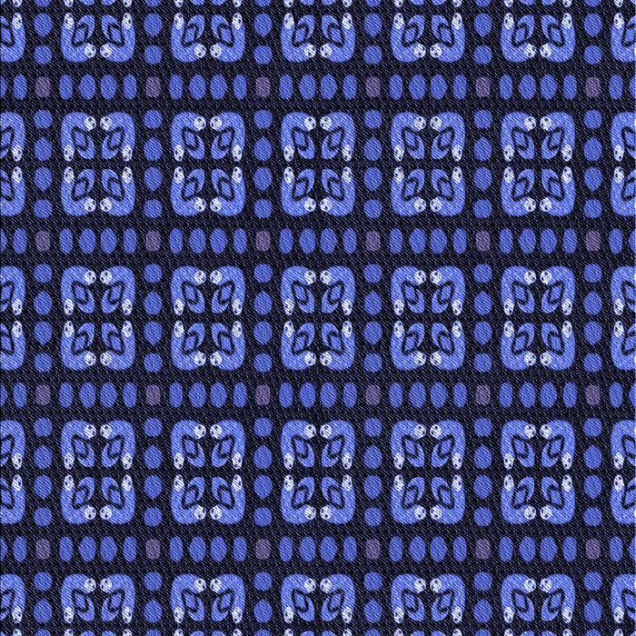 Patterned Night Blue Rug, pat2500blu