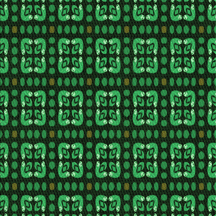 Patterned Black Rug, pat2500grn