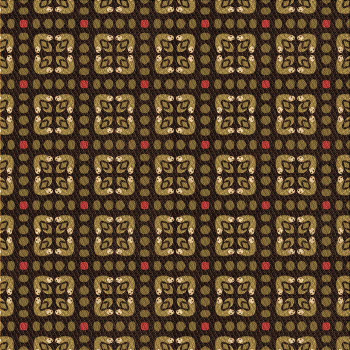 Round Machine Washable Transitional Black Brown Rug, wshpat2500org