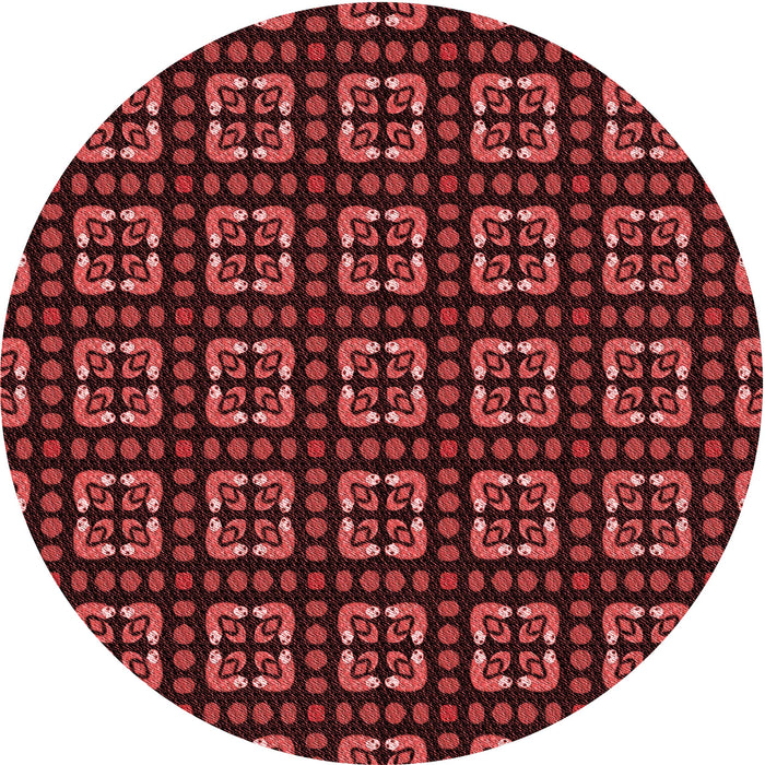 Square Machine Washable Transitional Red Rug in a Living Room, wshpat2500rd