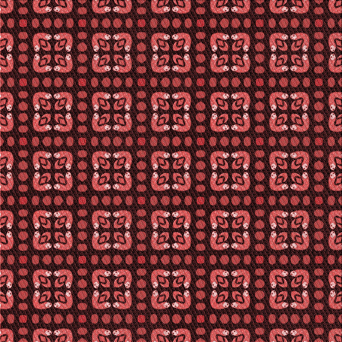 Round Machine Washable Transitional Red Rug, wshpat2500rd