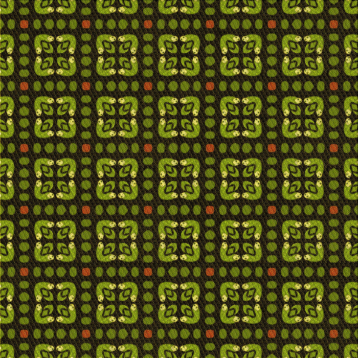 Round Patterned Midnight Gray Rug, pat2500yw