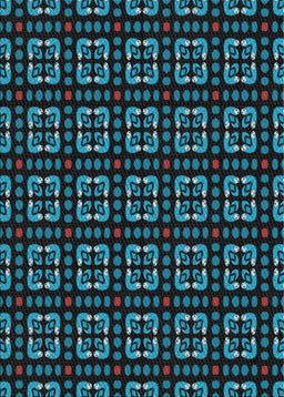 Patterned Blue Ivy Blue Novelty Rug, pat2500