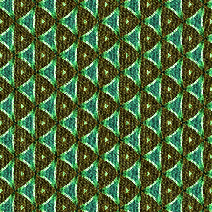 Patterned Milk Chocolate Brown Rug, pat2501grn