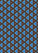 Patterned Blue Ivy Blue Rug, pat2501lblu