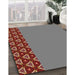 Machine Washable Transitional Tomato Red Rug in a Family Room, wshpat2501org