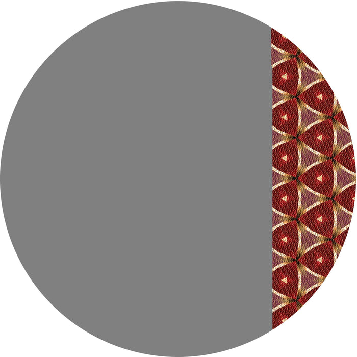 Square Machine Washable Transitional Tomato Red Rug in a Living Room, wshpat2501org