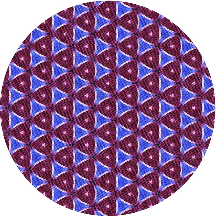 Square Patterned Light Purple Rug, pat2501pur