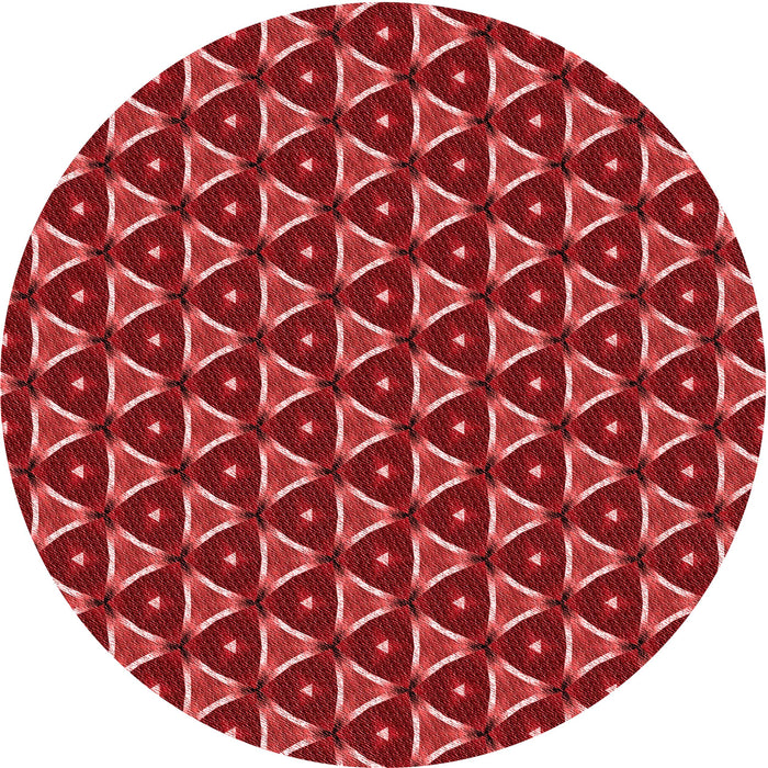 Square Machine Washable Transitional Red Rug in a Living Room, wshpat2501rd