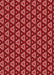 Machine Washable Transitional Red Rug, wshpat2501rd