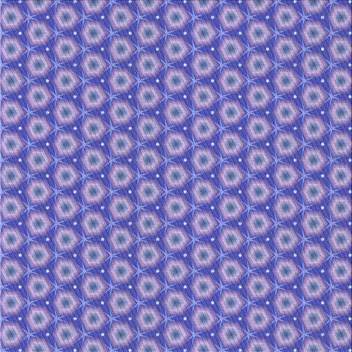 Round Patterned Purple Mimosa Purple Rug, pat2502blu