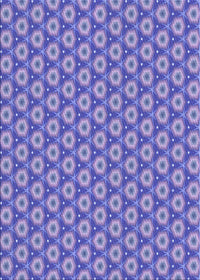 Machine Washable Transitional Purple Mimosa Purple Rug, wshpat2502blu