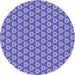 Square Machine Washable Transitional Purple Mimosa Purple Rug in a Living Room, wshpat2502blu