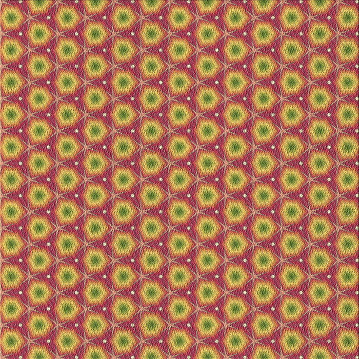 Round Machine Washable Transitional Red Rug, wshpat2502brn