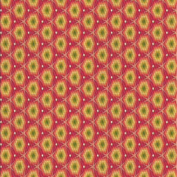 Patterned Orange Rug, pat2502org