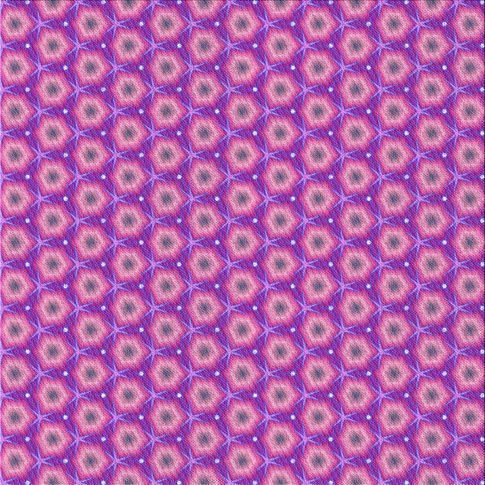 Round Patterned Orchid Purple Rug, pat2502pur