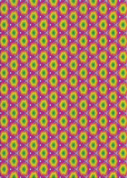 Patterned Pink Novelty Rug, pat2502