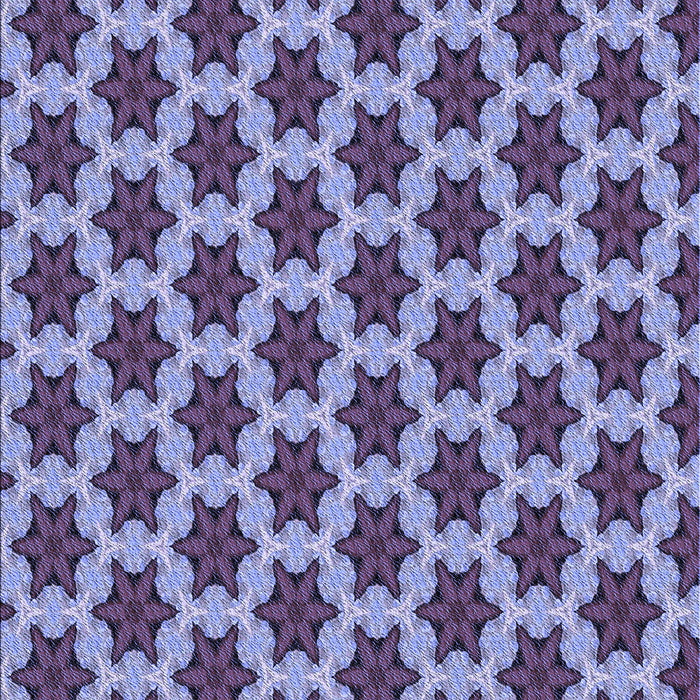 Patterned Purple Mimosa Purple Rug, pat2503blu