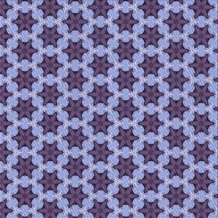 Round Machine Washable Transitional Purple Mimosa Purple Rug, wshpat2503blu