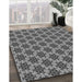 Machine Washable Transitional Gray Rug in a Family Room, wshpat2503gry