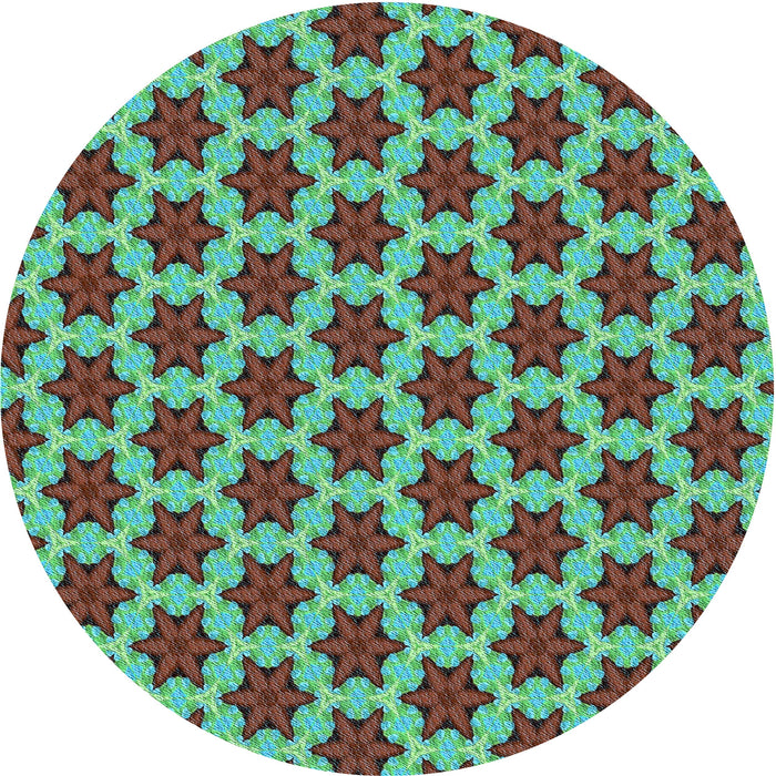 Square Machine Washable Transitional Lime Mint Green Rug in a Living Room, wshpat2503lblu