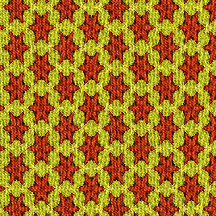 Patterned Red Rug, pat2503yw