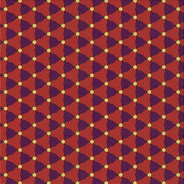 Round Machine Washable Transitional Red Rug, wshpat2504brn