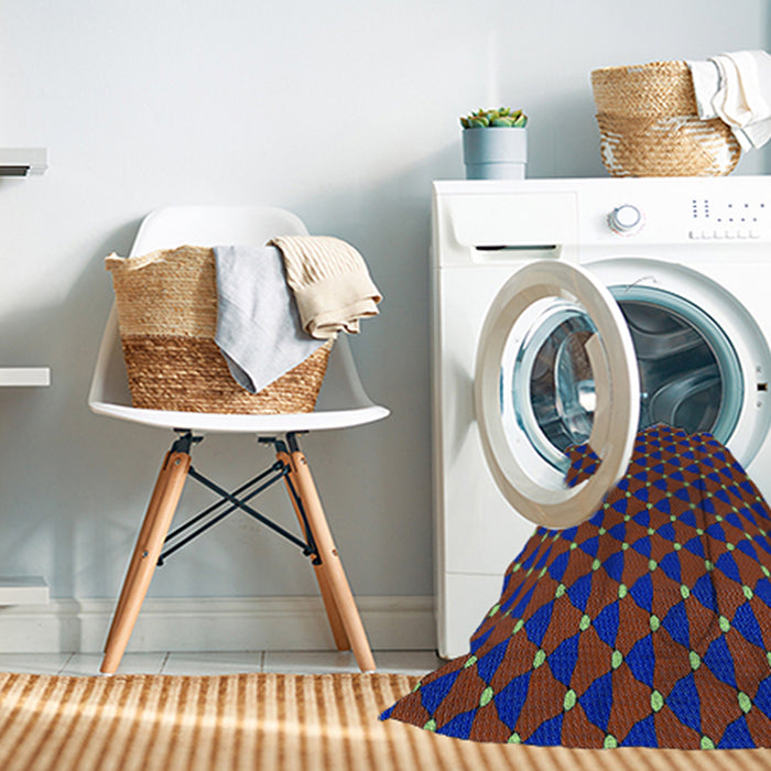 Machine Washable Transitional Purple Rug in a Washing Machine, wshpat2504lblu
