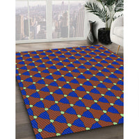 Patterned Purple Rug, pat2504lblu