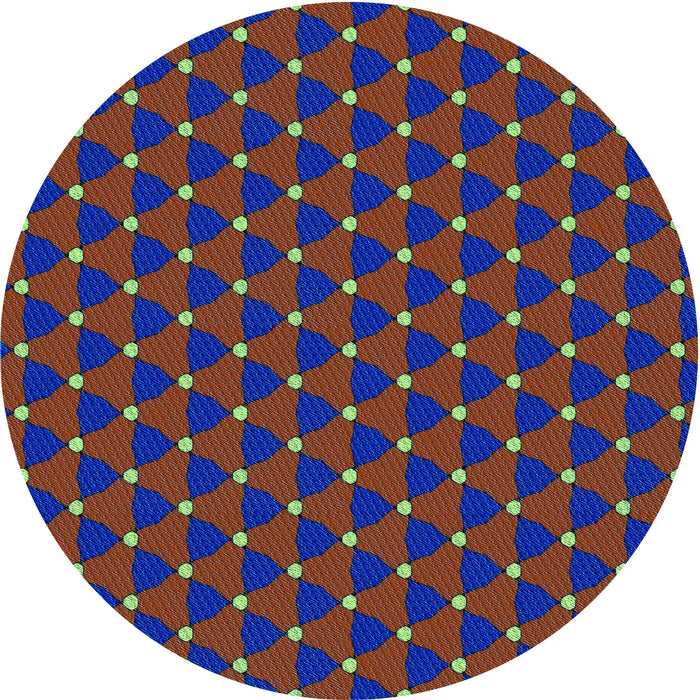 Square Patterned Purple Rug, pat2504lblu