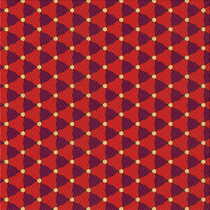 Round Machine Washable Transitional Red Rug, wshpat2504org