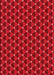 Machine Washable Transitional Red Rug, wshpat2504rd