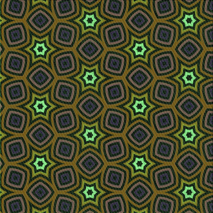 Round Patterned Fern Green Rug, pat2505grn