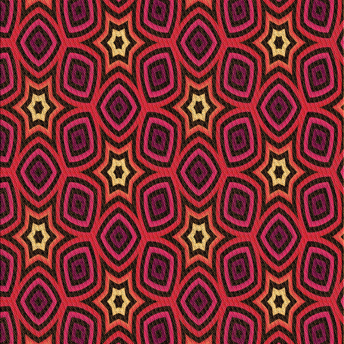 Patterned Red Brown Rug, pat2505org