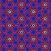 Round Machine Washable Transitional Dark Magenta Purple Rug, wshpat2505pur